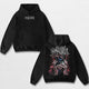 Retro Satoru Gojo - Jujutsu Kaisen Oversize Lightweight Acid Washed Hoodie Sweatshirt Tee, Anime Graphic Design Unisex Top Cotton Streetwear Shirt Clothes