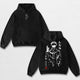 Retro Sumi E Gojo Satoru - Jujutsu Kaisen Oversize Lightweight Acid Washed Hoodie Sweatshirt Tee, Anime Graphic Design Unisex Top Cotton Streetwear Shirt Clothes