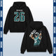 Saquon Barkley Philadelphia Eagles #26 Pointing Celebration Vintage Graphic Hoodie Sweatshirt T-Shirt, NFL Football Season Apparel, S. Barkley SB26 All-Pro Legend Retro Streetwear Tee, Philadelphia Football Fan Gift
