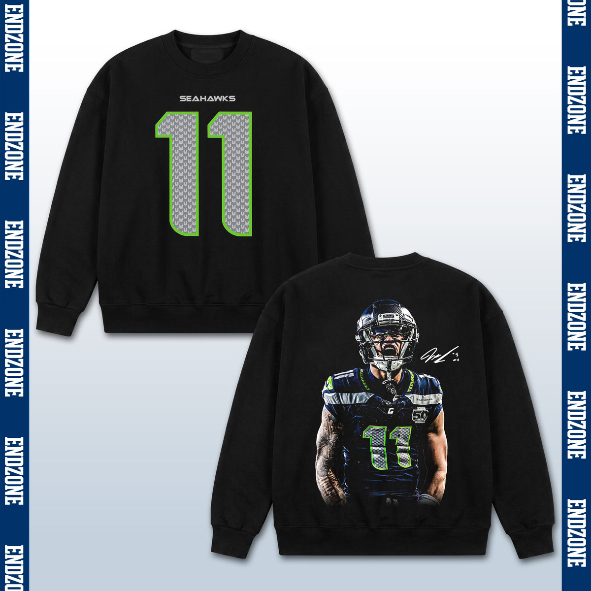 Jaxon Smith-Njigba Seattle Seahawks #11 Yelling Celebration Vintage Graphic Hoodie Sweatshirt T-Shirt, NFL Football Season Apparel, J. Smith-Njigba JSN ECRA OPOY Legend Retro Streetwear Tee, Seattle Football Fan Gift