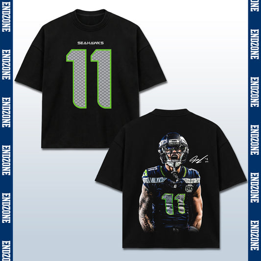 Jaxon Smith-Njigba Seattle Seahawks #11 Yelling Celebration Vintage Graphic Hoodie Sweatshirt T-Shirt, NFL Football Season Apparel, J. Smith-Njigba JSN ECRA OPOY Legend Retro Streetwear Tee, Seattle Football Fan Gift