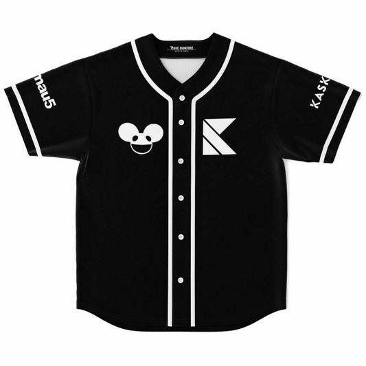 Kaskade and Deadmau5 Baseball Jersey, EDM Festival Family Gift, Unisex Breathable Men's Jersey, 420 Lover Graphic Shirt, Gift For Jersey Fan EDM Electronics Music