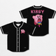 Black Kirby Baseball Jersey, EDM Festival Family Gift, Unisex Breathable Men's Jersey, 420 Lover Graphic Shirt, Gift For Jersey Fan EDM Electronics Music