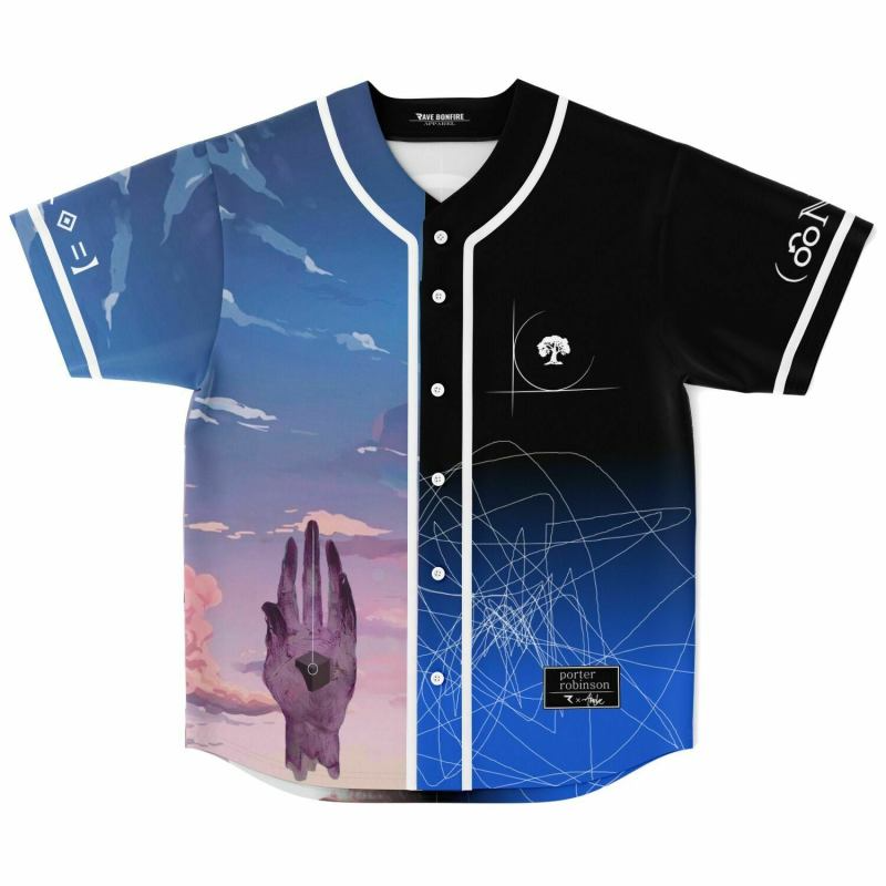 Robinson x Madeon "Shelter" Baseball Jersey, EDM Festival Family Gift, Unisex Breathable Men's Jersey, 420 Lover Graphic Shirt, Gift For Jersey Fan EDM Electronics Music
