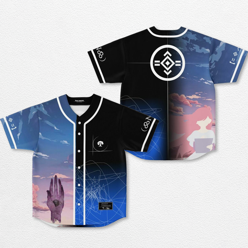 Robinson x Madeon "Shelter" Baseball Jersey, EDM Festival Family Gift, Unisex Breathable Men's Jersey, 420 Lover Graphic Shirt, Gift For Jersey Fan EDM Electronics Music