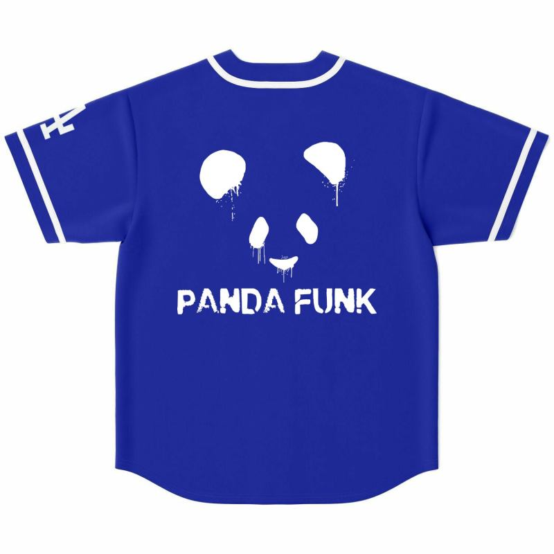 Blue Deorro Panda Baseball Jersey, EDM Festival Family Gift, Unisex Breathable Men's Jersey, 420 Lover Graphic Shirt, Gift For Jersey Fan EDM Electronics Music