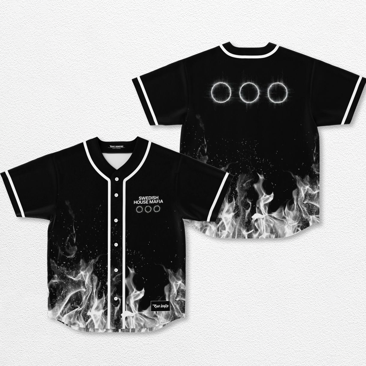 Swedish House Mafia Baseball Jersey, EDM Festival Family Gift, Unisex Breathable Men's Jersey, 420 Lover Graphic Shirt, Gift For Jersey Fan EDM Electronics Music