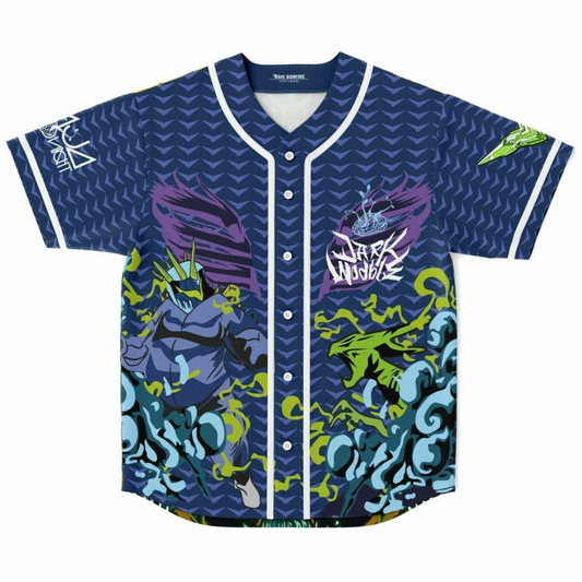 Ganja White Night Dark Wobble Baseball Jersey EDM Festival Family Gift, Unisex Breathable Men's Jersey, 420 Lover Graphic Shirt, Gift For Jersey Fan EDM Electronics Music