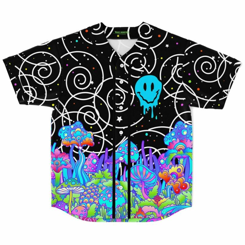 Pretty Girls Like Bass Baseball Jersey EDM Festival Family Gift, Unisex Breathable Men's Jersey, 420 Lover Graphic Shirt, Gift For Jersey Fan EDM Electronics Music (Copy) (Copy)