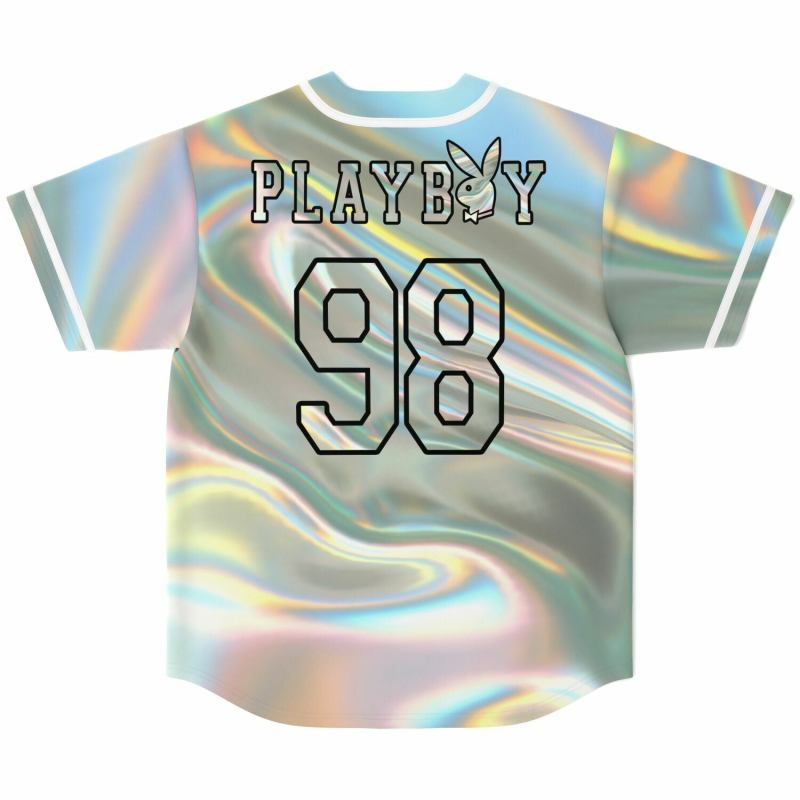 Playboy #98 Baseball Jersey EDM Festival Family Gift, Unisex Breathable Men's Jersey, 420 Lover Graphic Shirt, Gift For Jersey Fan EDM Electronics Music