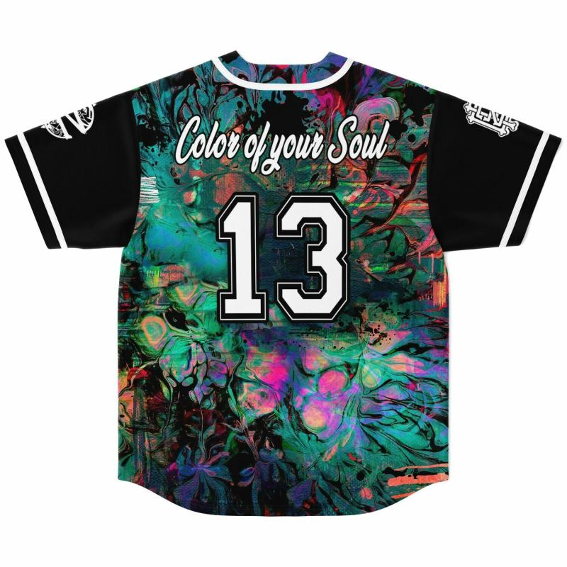 CloZee x Griz Color Of Your Soul Baseball Jersey EDM Festival Family Gift, Unisex Breathable Men's Jersey, 420 Lover Graphic Shirt, Gift For Jersey Fan EDM Electronics Music