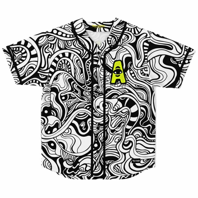 Jessica Audiffred Baseball Jersey EDM Festival Family Gift, Unisex Breathable Men's Jersey, 420 Lover Graphic Shirt, Gift For Jersey Fan EDM Electronics Music (Copy)