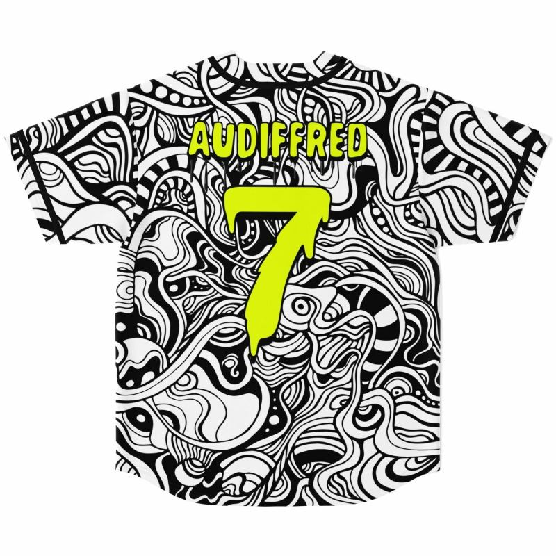 Jessica Audiffred Baseball Jersey EDM Festival Family Gift, Unisex Breathable Men's Jersey, 420 Lover Graphic Shirt, Gift For Jersey Fan EDM Electronics Music (Copy)