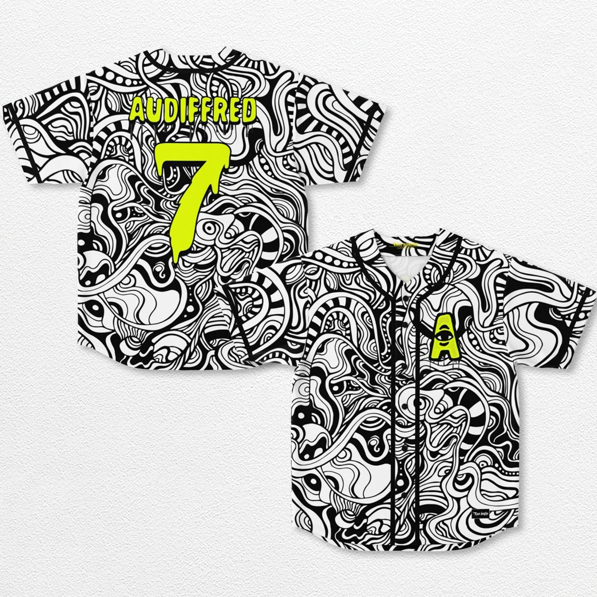 Jessica Audiffred Baseball Jersey EDM Festival Family Gift, Unisex Breathable Men's Jersey, 420 Lover Graphic Shirt, Gift For Jersey Fan EDM Electronics Music (Copy)