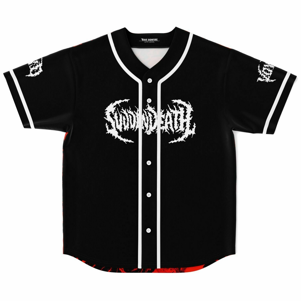 Svdden Death Sudden Daddy Baseball Jersey EDM Music Shirt, EDM Festival Family Gift, Unisex Breathable Men's Jersey, 420 Lover Graphic Shirt, Gift For Baseball Fan EDM Electronics Music